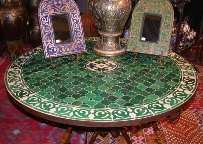 Mosaic Engraved Green